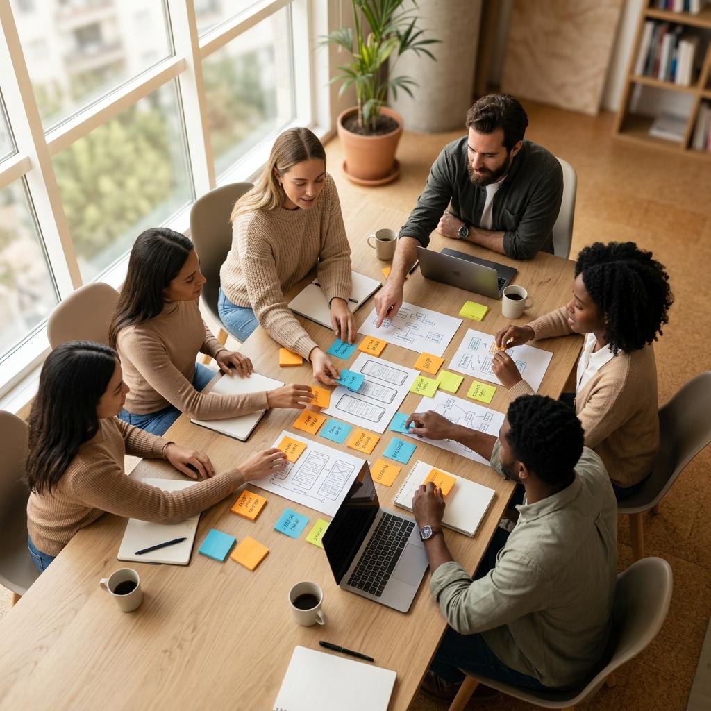 Team strategy session
